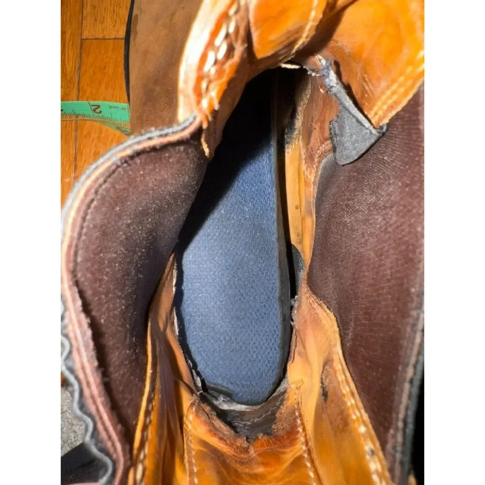 Men's Blundstone Rustic Brown Water-resistant Chelsea Boots, Size 11